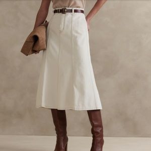 Banana Republic PIA DENIM MIDI SKIRT